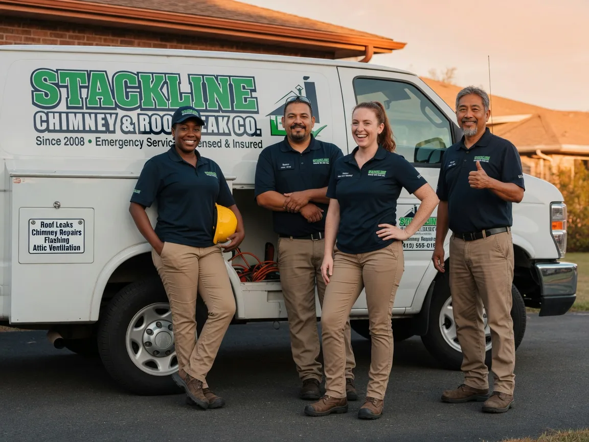 Chimney flashing repair company in Warne, NC